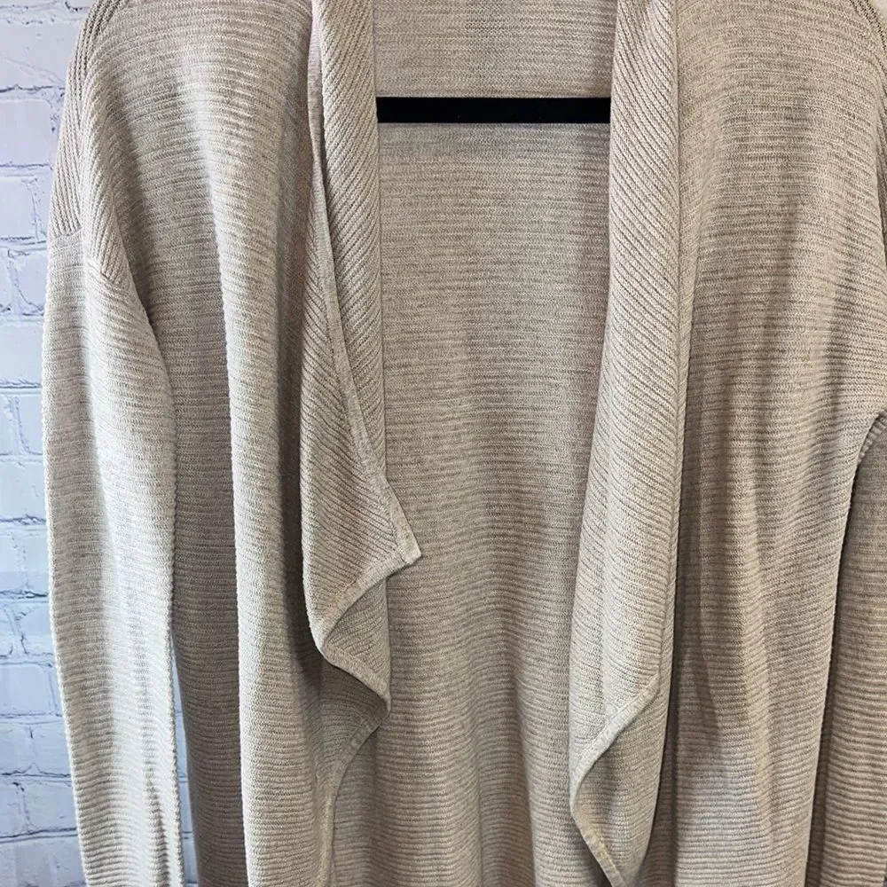 Express Women's Beige Draped Cardigan